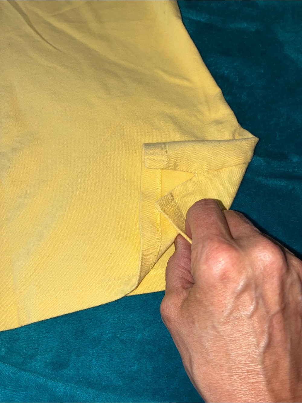 Tommy Hilfiger Yellow Sleeveless Polo Tank Top - Picture 4 of 6